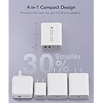 40W USB C Charger Block, 2-Pack 4-Port Type C Fast Charging Brick Dual PD&QC Wall Plug Adapter Compatible for iPhone13/14/15/16/17 Pro/Pro Max/iPad, Airpods, iwatch, Samsung Galaxy - Image 5