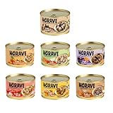 Norave Mix Recetas Latas de Pollo - Pack 7 x 400gr | Plato Preparado Pollo | En Conserva | Comida Lista para Servir | Recetra Tradicional Española | Sabores Variados