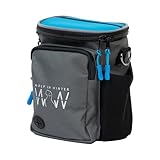 WOLF IN WINTER Quickdraw XL Dog Treat Pouch – Training Bag with Waste Bag Dispenser (Bags Not Included), Phone Pocket, Water Bottle Holders, 3-Way Strap – Durable & Reflective (Alpine Blue)