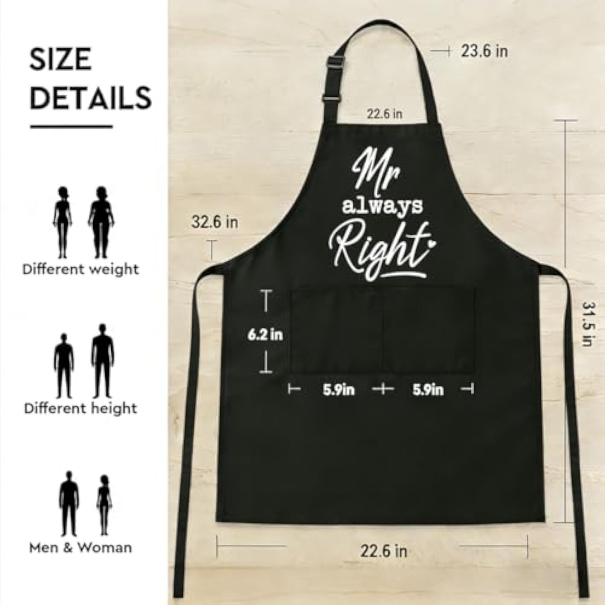 Funny Gay Couple Aprons for Cooking and Baking