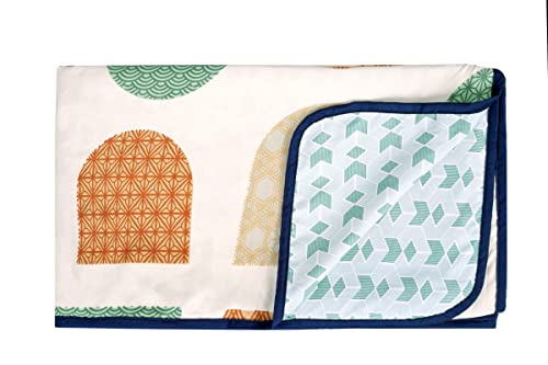 Image of BSB HOME Pure Cotton 120 GSM Reversible Soft Light Weight Printed Single Bed Blanket /AC Dohar /Summer /Skin Friendly Dohar-220 x 152 cm- Beige