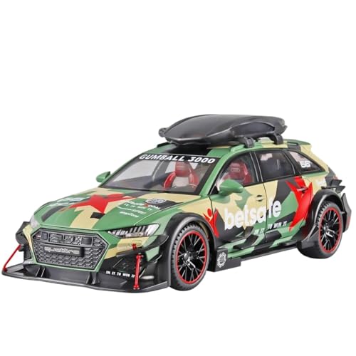 _CLXgJ[ 1:24 ɓK AUDI RS6XP[ԃfAȐ▭ȃthAԗffBXvCRNV ~jJ[(Green)