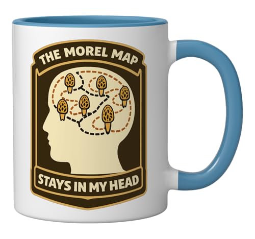 Taza de cerámica Morel Hunter humor azul/blanco miniatura 2