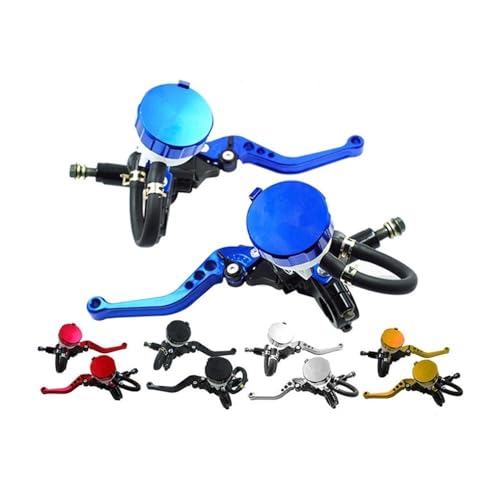 Interruptor de freno para cuatrimoto azul ideal para rutas de montaña y terrenos exigentes