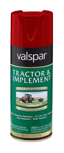 Valspar (5339-01-6PK) International Harvester Red Tractor and Implement Spray Paint - 12 oz., (Pack of 6)