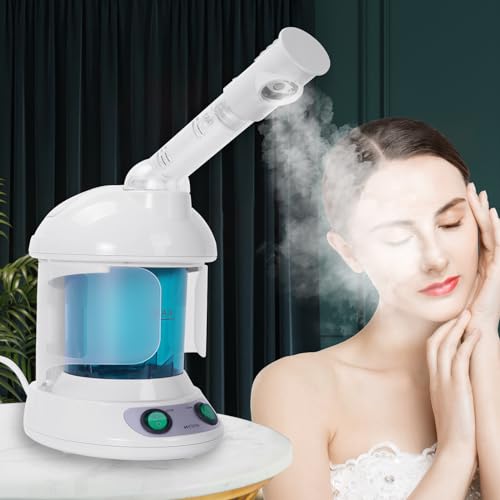 TaFoyu Sauna Viso Vapore Professionale Nano Ionic, Dispositivo di Pulizia Pori, Cura Personale della Pelle SPA