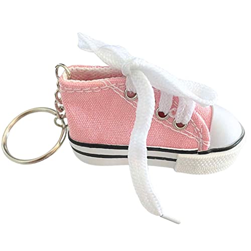 Llavero Zapatilla De Deporte, Mini Zapatilla Llavero, Llavero Sneaker, Llavero Zapatilla Estilo Urbano, Llavero Estilo Converse, Llavero De Mini Zapatilla De Deporte, Rosa
