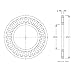 2 Sets AXK3047 Thrust Needle Roller Bearings with 4 Washers，Thrust Bearing ID30mm OD47mm，2mm Width；Industrial Bearing for Automotive Robot Industrial Equipment Etc, AXK3047+2AS