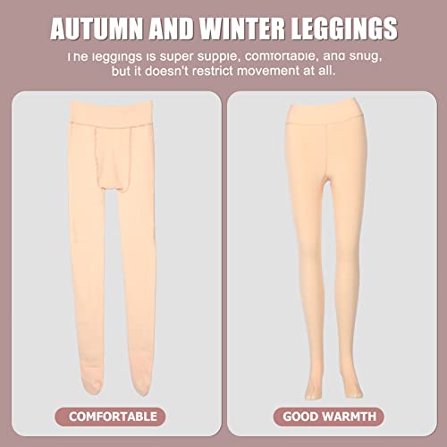 Leggings de polar para mujer VILLCASE di adiós al frío con mallas térmicas 5