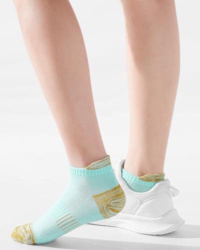 Image of Somaibo 10 Pairs Kids Socks for Boys Girls Low Cut Athletic Ankle Socks Half Cushioned Crew Cotton No Show Socks