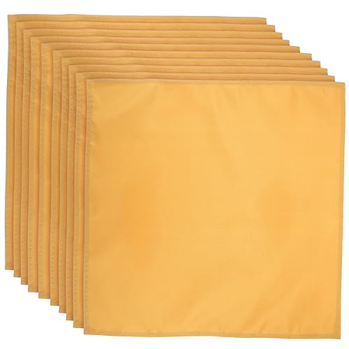 Servilletas de tela SHOWERORO 10 unidades color dorado miniatura 1