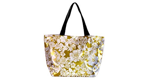 Alux Tote Bag for Women - Waterproof, Sturdy & Spacious Bag for Beach, Work, Gym, Travel - Eco-Friendly & Easy to Clean