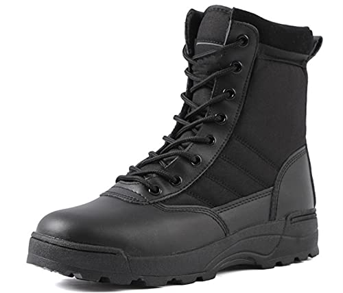 QMFUR Men’s Military Boots Outdoor Hiking Work Boot Tactical Durable Combat Boot Army Shoes2