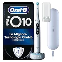 Oral-B Spazzolino Elettrico Ricaricabile iO 10 Bianco, 1 Testina, 1 Custodia Da Viaggio...
