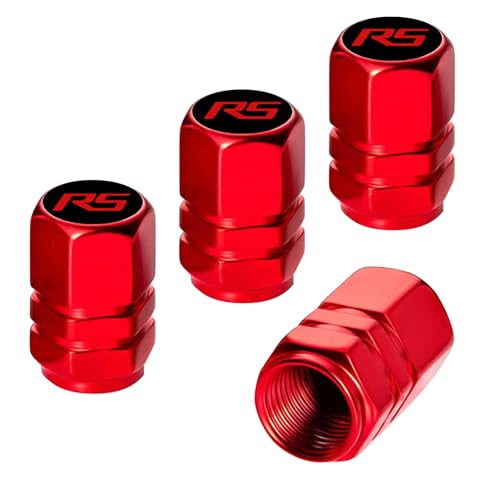 Camaro RS Red Valve Caps