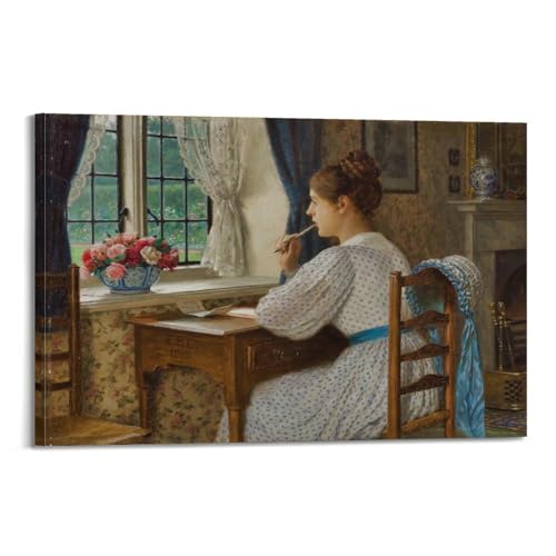 Impression sur toile Straying Thoughts par Leighton pour sublimer un salon chic