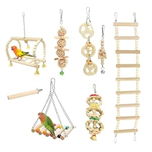 Giocattoli per Pappagalli 8 Pezzi, ...