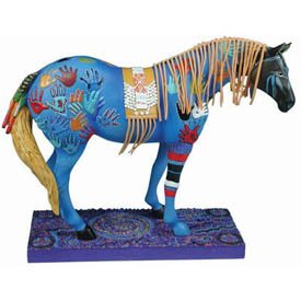 Amazon.com: The Trail of Painted Ponies Blue Medicine Figurine
