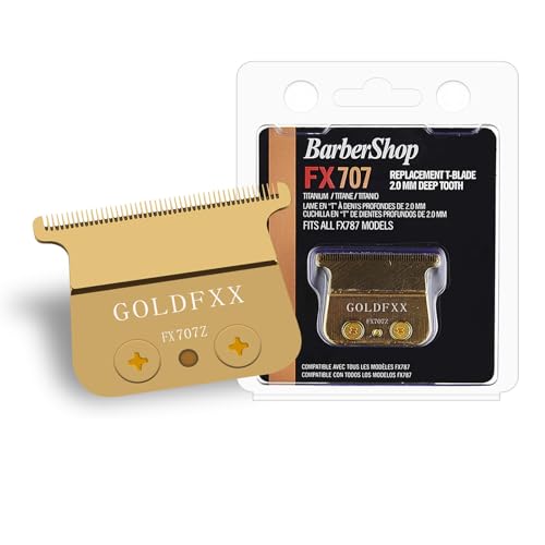 Lama Di Ricambio Per Trimmer BaByliss PRO FX787 & FX726 - Lama Nera Professionale, Resistente Al Calore Per Tagli Precisi