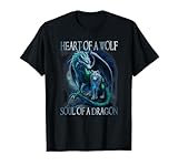 Heart of a wolf soul of a dragon Tee