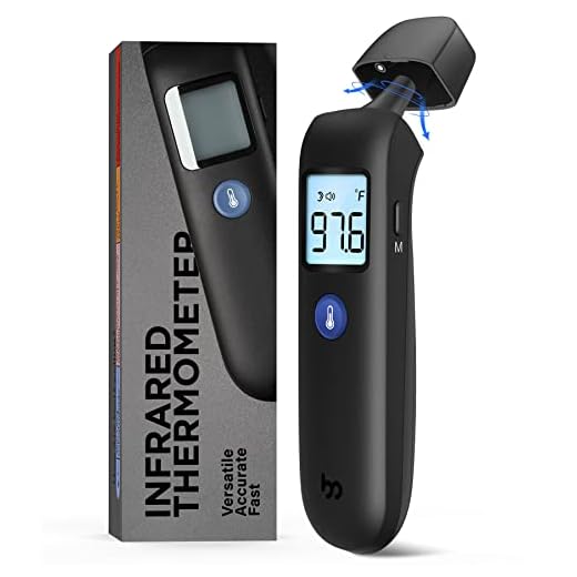 Ear Thermometer Forehead Thermometers for Adults Kids, Non Contact Infrared Thermometer for Babies