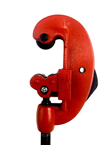 Image of Jon Bhandari Tools Pipe Cutter 3-28mm (1 /8″ to 1-1 /8″) | Compact Tube Cutter for Copper, Brass, PVC & Plastic Pipes | Precision Adjustment Knob | Durable Steel Body for Plumbing & DIY Use