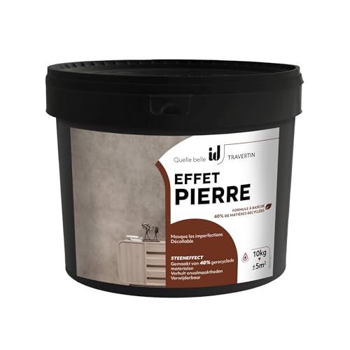 ID ENDUIT EFFET PIERRE CALCAIRE 10KG PARIS