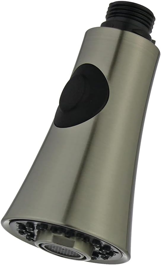 Kingston Brass Gourmetier KDH8721 Pull-Down Kitchen Faucet Sprayer, Chrome