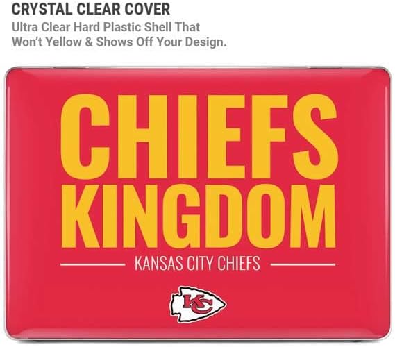 Skinit Case + Skin Compatible with MacBook Pro 14in (2021) - Officially Licensed NFL Kansas City Chiefs Team Motto Design