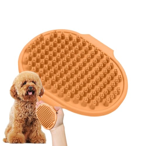 Spazzola per il bagno per cani, con setole morbide, spazzola massaggiante con setole morbide per il lavaggio del cane, per animali domestici a pelo lungo a pelo corto, gatti, gattini, cuccioli