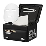 MILKTOUCH Gold PDRN Daily Mask, Korean Ginseng Serum, Nourishing Anti Aging Korean Face Sheet Masks Pack for Mature Skin, Firming Tightening Lifting Loose Saggy Skin Wrinkle Fine Line Kbeauty 30pcs