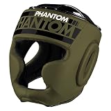 Phantom Kopfschutz APEX | Boxen MMA Muay Thai-Boxing Fighting | Herren Damen (Full Face - Army)