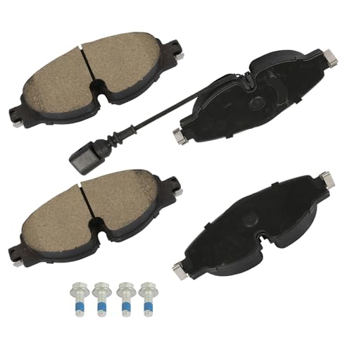 Image of CCIYU Front D1760 Disc Brake Pad Set Fit For Audi For A3 For A3 Quattro 2015-2016,For TT Quattro 2016-2020,For Volkswagen For Golf 2015-2021,For Golf Alltrack 2017-2019, Brake Pads 4PCS