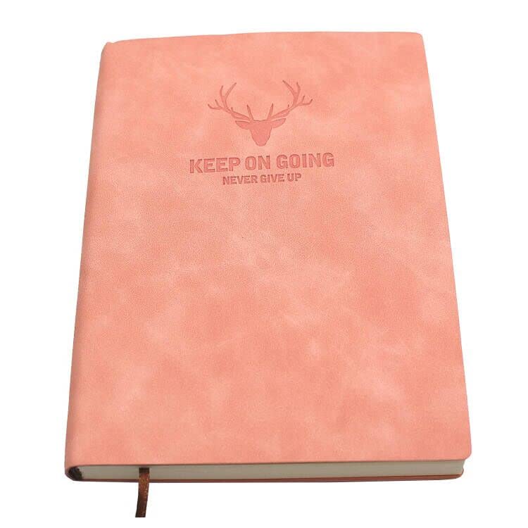 Ruled Notebook Journal, Soft Cover A5 Notepad Notebooks with Premium Thick Paper, College Lined Journal,200page 80gsm Paper Perfect for Office, Home, School, Business, Writing and Note Taking (Pink)