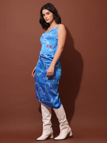Image of PURVAJA Women's Satin Dress (Floe-064-066)