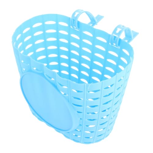 BELLIFFY Bicycle Basket Front Handlebar Storage for Boys Easy to Install Plastic Bike Basket for Fit for Bicycles Scooters Tricycles Bike Accessories