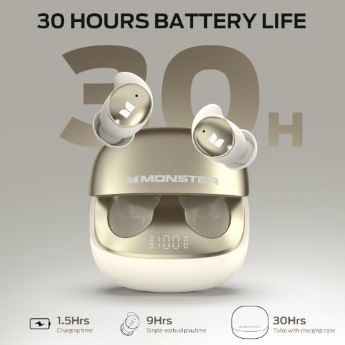 Monster Sleep Ear200 Bluetooth Wireless Earbuds, Active Noise Cancelling - image 7