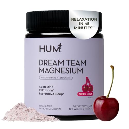 HUM HUM Dream Team Magnesium Powder for Nighttime, Cherry Lemon, 30 Servings listed by HUM Nutrition - Amazon Seller - US