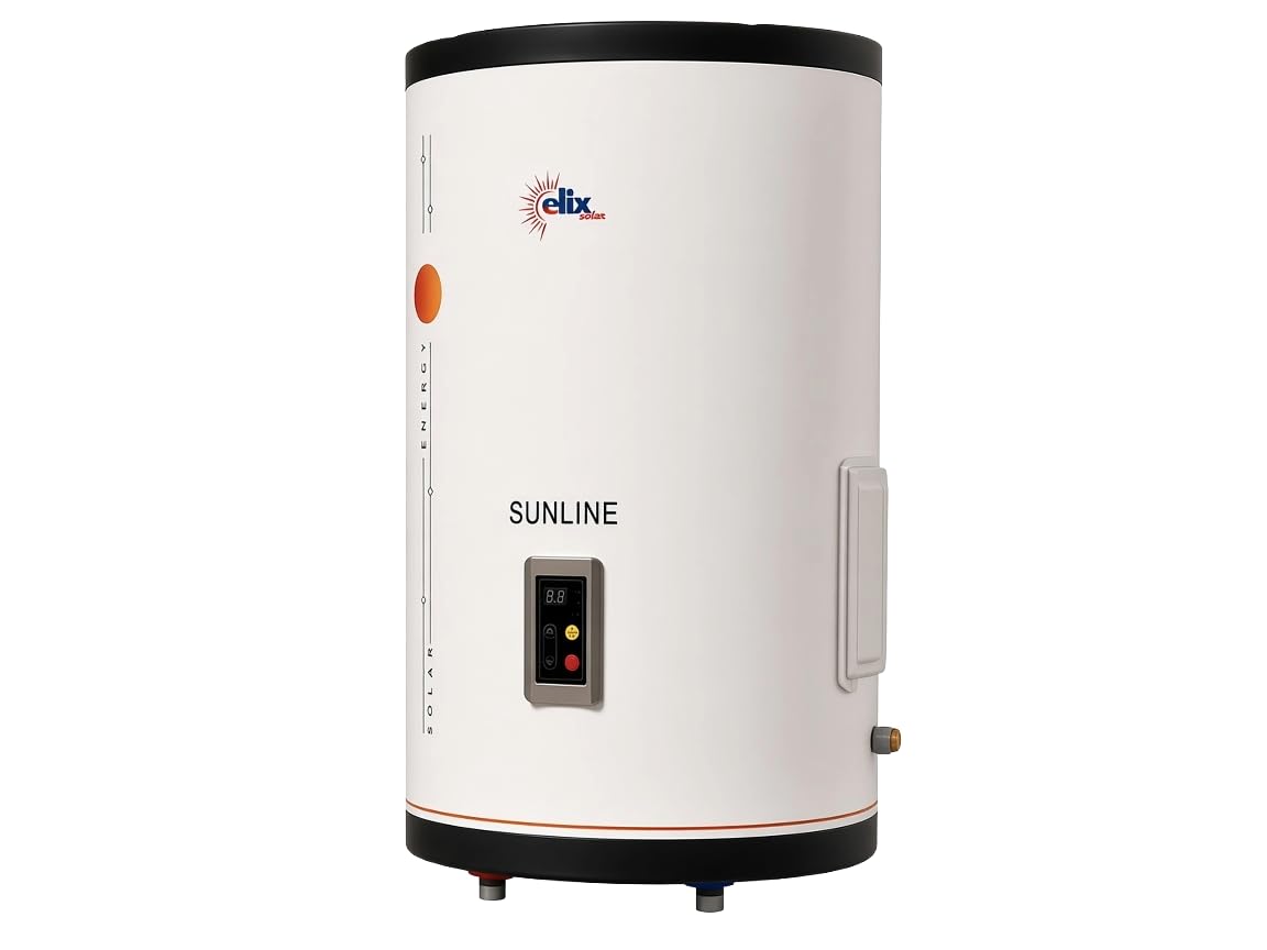 Elix Calentador de Agua Solar 60L | Termo Solar Fotovoltaico para Agua Caliente (incorporado MPPT, 60L)