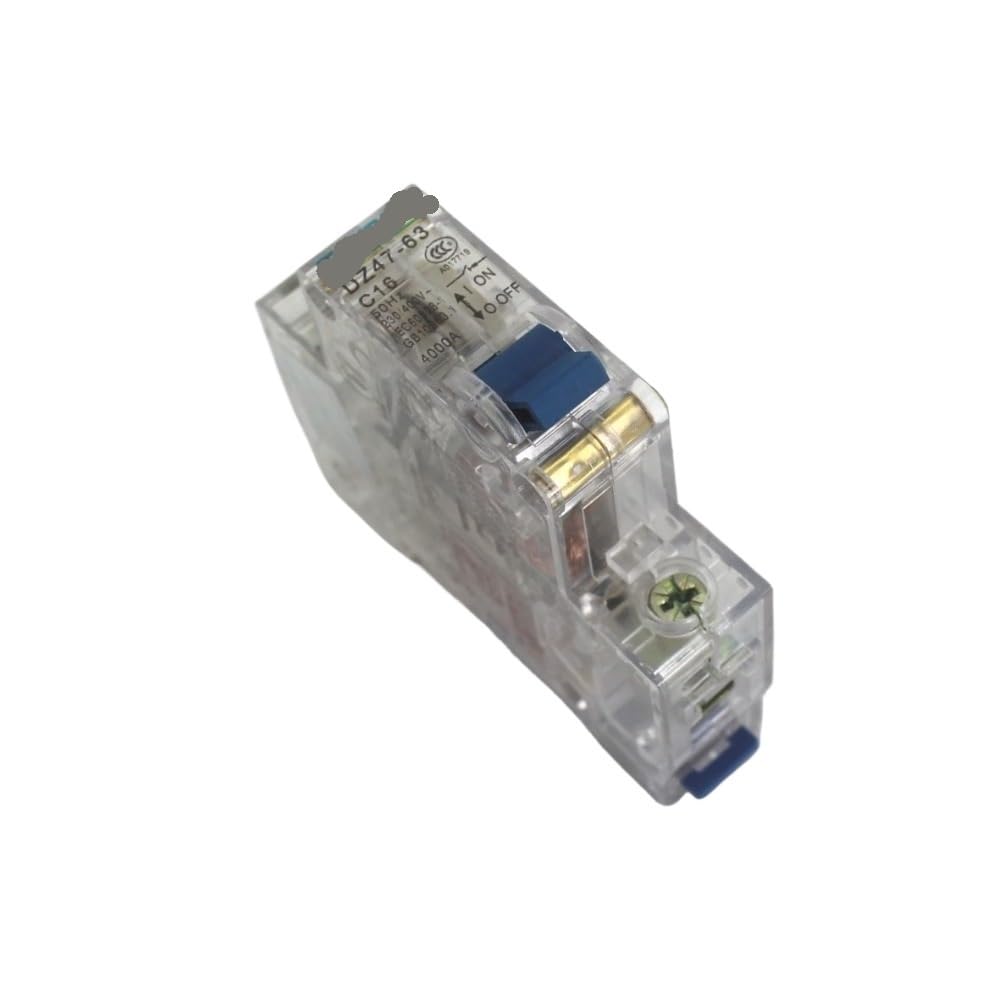 Disjoncteur MCB transparent 32A N1P NISZA mini disjoncteur monophasé tableau électrique