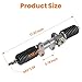 Tuningsworld Club Car Steering Gear Box Assembly for 1984-2004 Golf Cart DS/Carryall/Turf Gas and Electric, 101878302 103601501 Steering Rack and Pinion