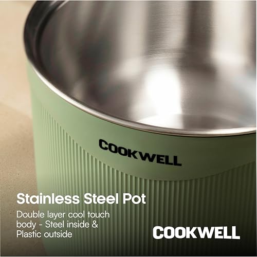 Image of Cookwell Multipurpose Cook Kettle 600W (Green Steel)