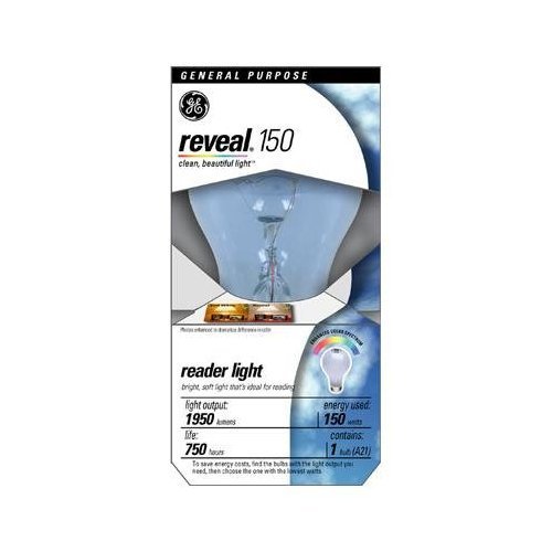 Reveal Reveal Incandescent Light Bulb 150 W 1670 Lumens Med