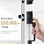 Brightify Black Front Door Handle, Matte Black Exterior Door Handle with Door Lever, Modern Front Door Lock Set, Adjustable Deadbolt with Single Cylinder, Reversible for Right&Left