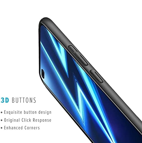 Image of Mobile Back Cover Case for Realme 6Pro (Silicone Case|CameraProtection|Black SC1510)