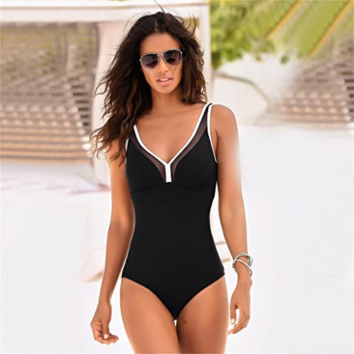 Maillot de bain une pièce en maille extensible au séchage rapide