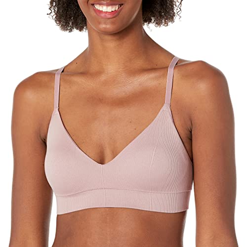 Image of Maidenform Women's M Rib Seamless Bralette, Soft Wireless Pullover Bra, Convertible Straps