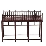 Pont miniature : idéal pour les compositions de figurines d’intérieur et d’extérieur, ce petit pont est parfait comme miniature de pot de fleurs ou accessoire de jardin miniature pour le bureau, la maison ou les micro-paysages. petit pont chinois, pont miniature en plastique