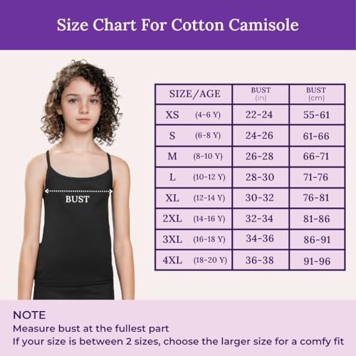Image of Adira | Cotton Camisole for Beginners | Beginners Cami for Puberty | Flat Padding for Nipple Coverage | Confidence for School & Home | Soft Stretchy Cotton | Pack of 3