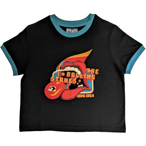 Crop top The Rolling Stones Some Girls en coton premium doux